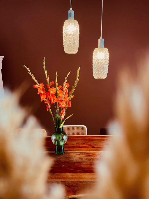 Set unieke Italiaanse Ananas lampen