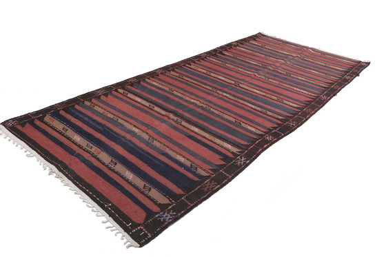 Image 1 of Original Modern Style Kilim Deko Design 370 X 160 Cm Top Condition