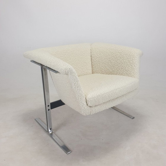 Image 1 of Pair of vintage wool bouclé armchairs by Geoffrey Harcourt for Artifort, 1963