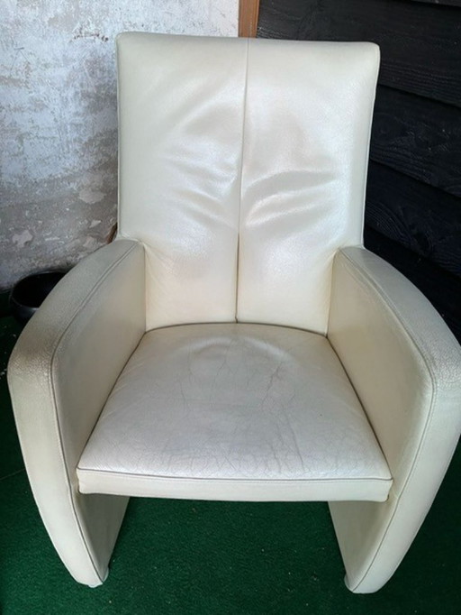Witte Fateuil Leolux