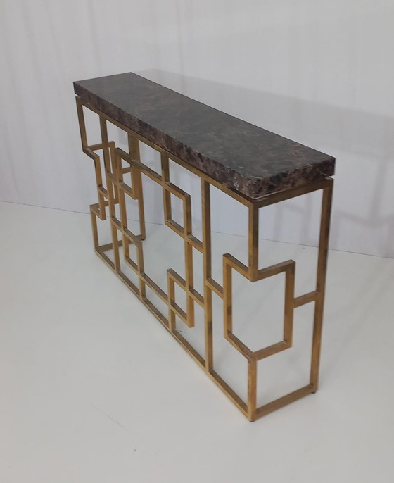 Image 1 of Marble Console, 80s