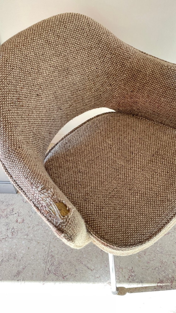 Sillón KNOLL Años 70 – Sillas auxiliares, Lana, Metal (photo 16 of 27)