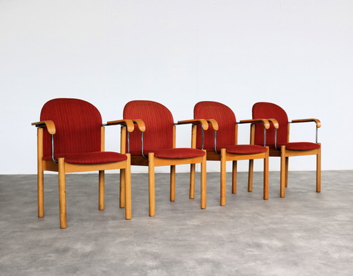 4x chaises Kinnarps vintage