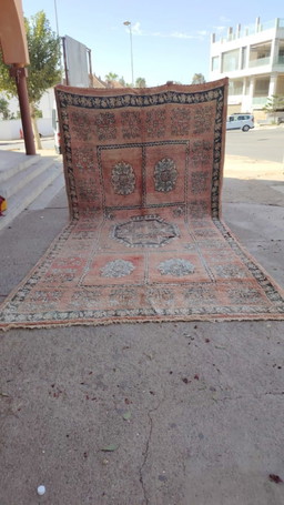 Handgeknoopt Berber kleed wol 460x230cm