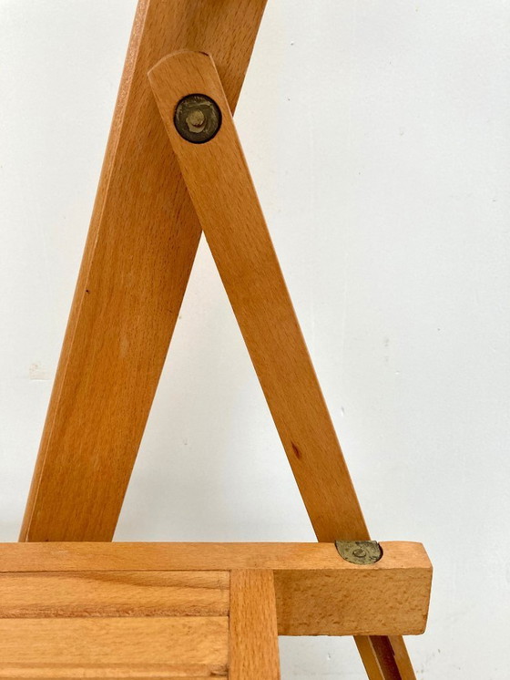 Image 1 of 4 sedie pieghevoli vintage in legno di faggio anni '70