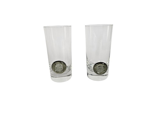 Rosenthal Studio Linie - Bjørn Wiinblad - Sigillo dei pirati - 2 bicchieri - Anni '70