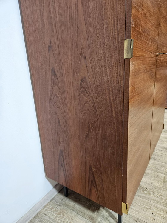 Armoire Mid-Century Moderne en Teck par Günter Renkel pour Rego, années 1960 – Wood, Mid Century Modern (photo 11 of 19)