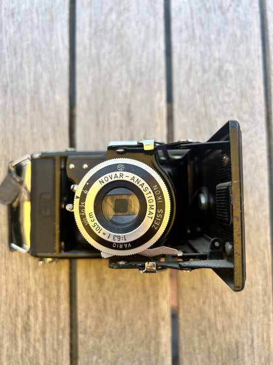 Fotocamera Zeiss Ikon Novar Anastigmat - Douane Belgio – Oggetti decorativi, Glass, Leather (photo 4 of 5)