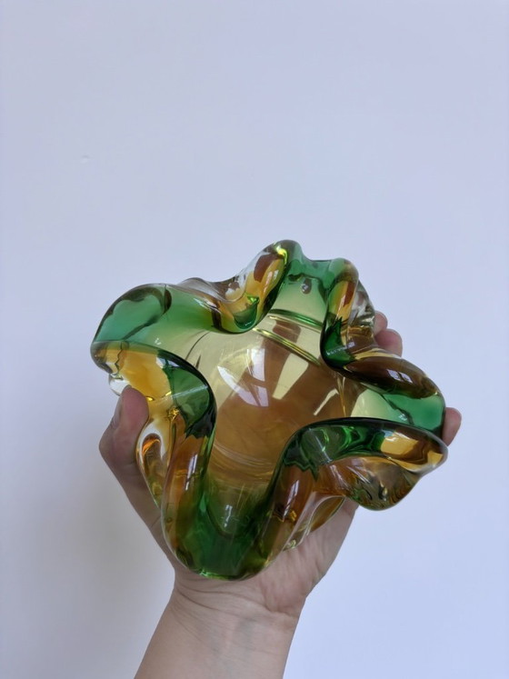 Set van 3 vintage Murano Sommerso glazen schalen van Vetri D'Arte – Glass (photo 18 of 21)