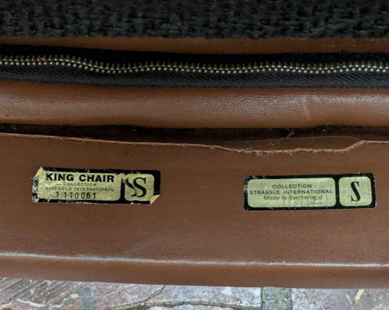 Image 1 of Strässle King Chair Collection – Set Of 3 – Design Armchairs