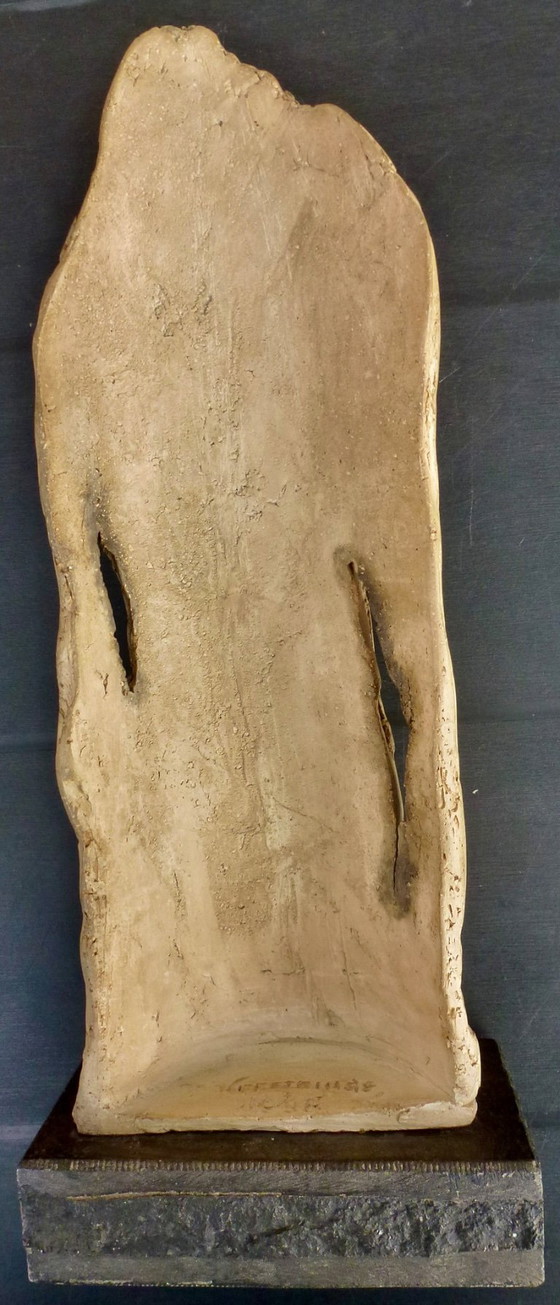 Image 1 of Sculpture de Rudy Verstringe, « Double Face » – 45 cm.