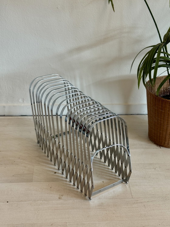 Image 1 of Revistero cromado, armónica, Luther Evans