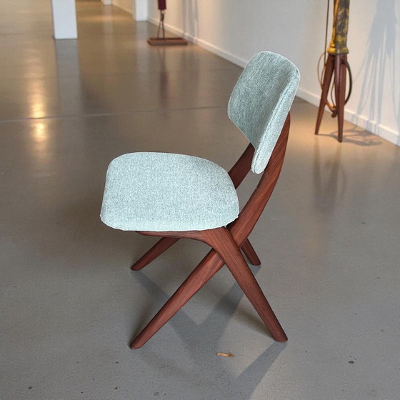 Image 1 of Sedia a forbice vintage Louis van Teeffelen