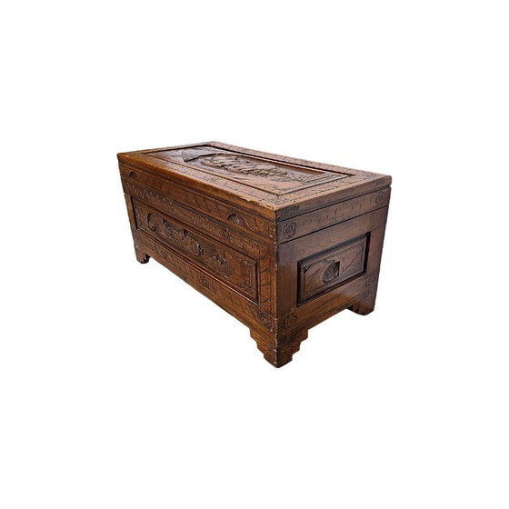 Baule cinese vintage in legno di canfora, 2ª metà del XX secolo – Armadi contenitori, Wood (photo 4 of 7)