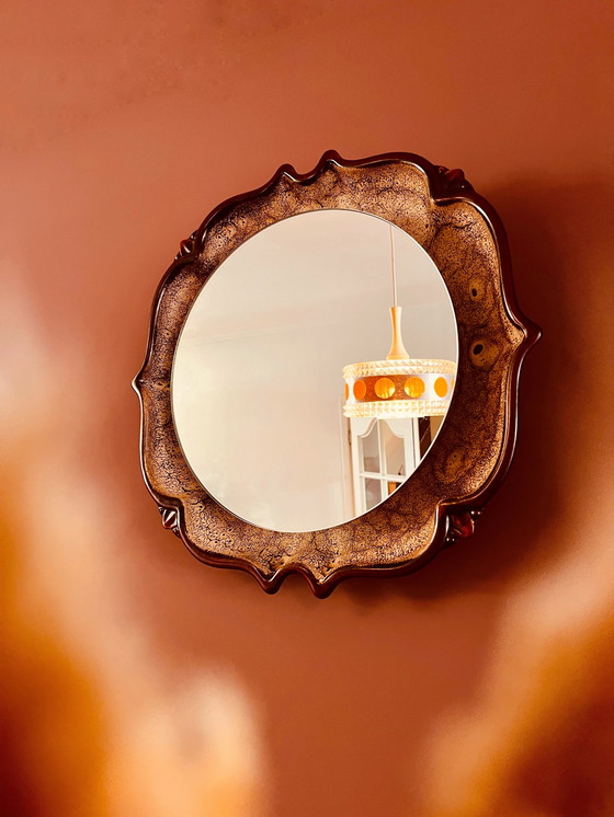 Image 1 of Very Unique! Fat Lava Mirror with Lighting