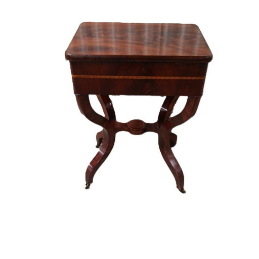 Antique mahogany sewing/dressing table from the late 19th century