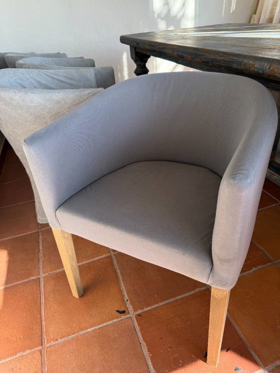 Image 1 of Tavolo in rovere e 10 sedie vintage