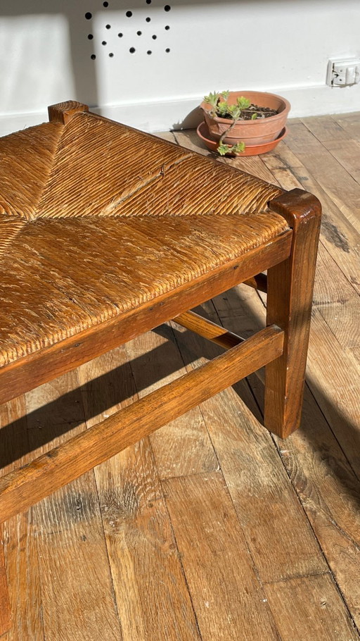 TABOURET Strohhalm Alter Geist CAMPAGNE