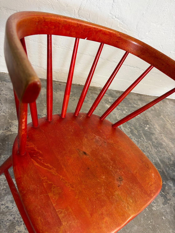 Image 1 of Vintage Florida Florett spijlenstoel