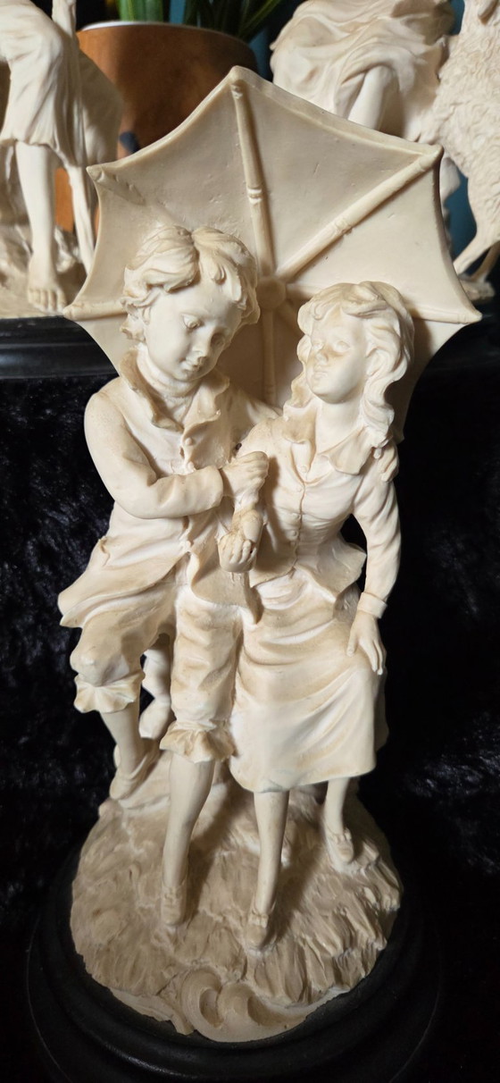 set of 3 statues of Regorani Mario – Mario Regorani, Sculpture, Porcelain (photo 2 of 15)