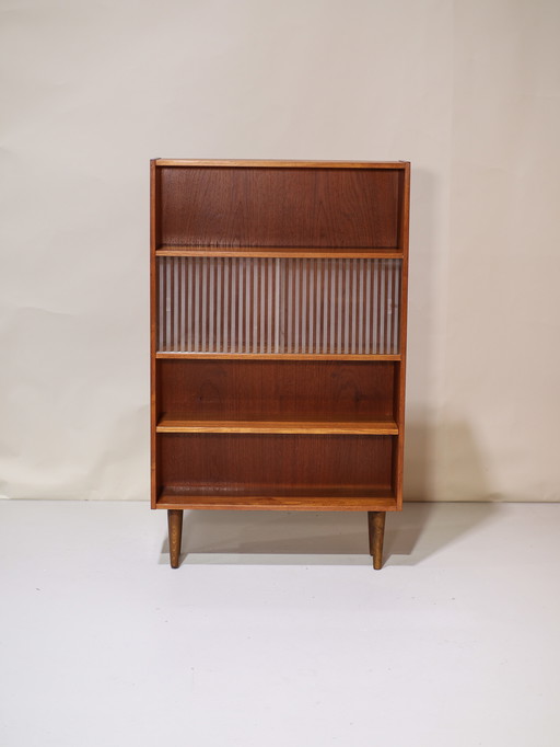 Bücherregal Vitrine Teakholz Dänisch vintage