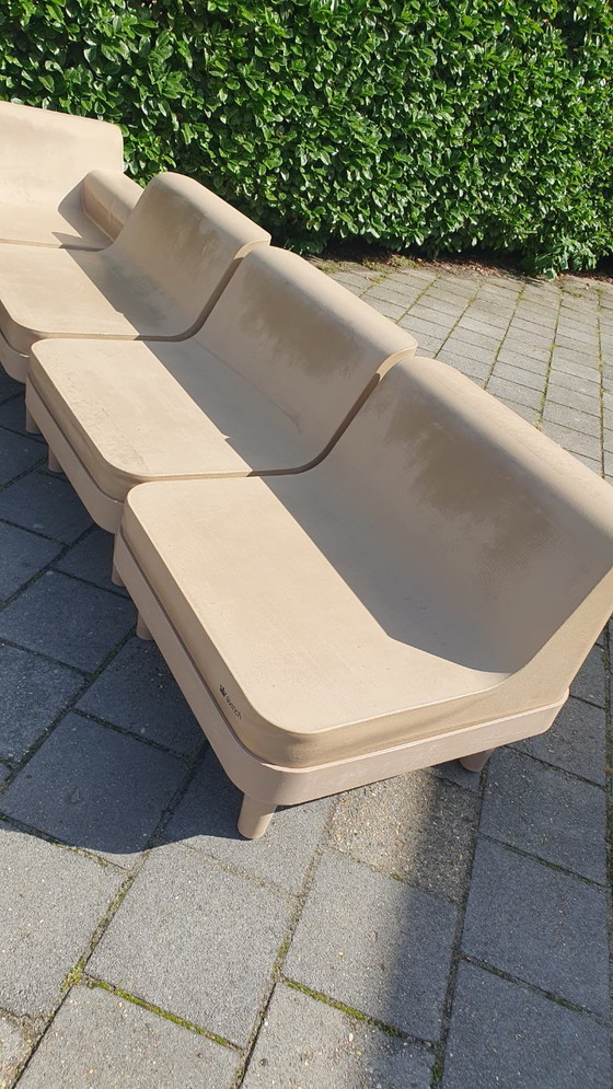 Sixinch Offshore Set lounge modulare di design 20 pezzi taupe vintage – Divani modulari, Plastic (photo 13 of 35)