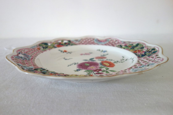 Image 1 of Rares Assiettes Décoratives Murales Porcelaine Herend, Hongrie Vers 1870