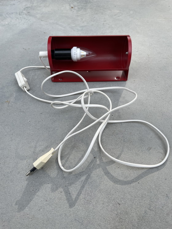 Lampe de chevet vintage IKEA rouge (mate) – Lampes de lecture, Metal (photo 5 of 9)