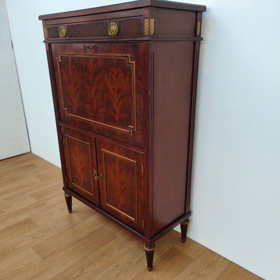 Image 1 of Antieke Mahoniehouten Secretaire in Empire-stijl