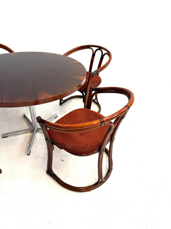 Set da pranzo vintage, anni '60 – Cromo, Legno (photo 2 of 14)