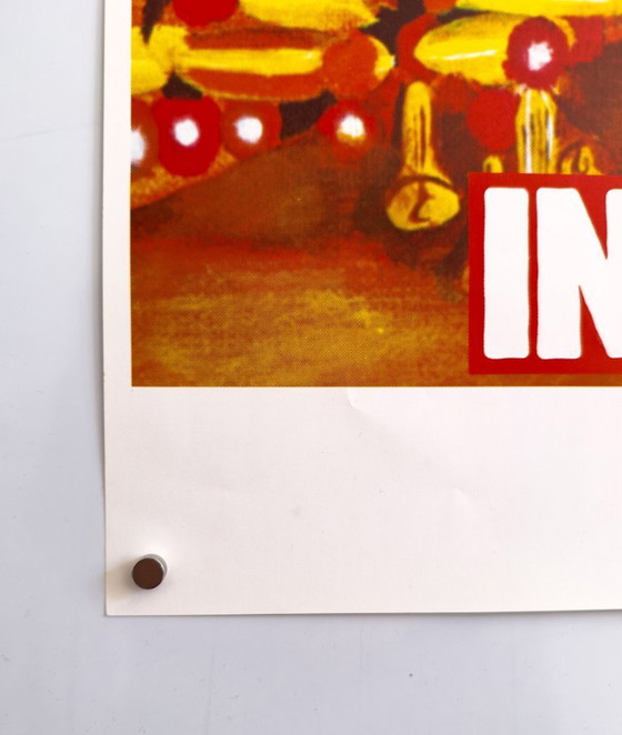 Image 1 of 🎵 Stevie Wonder and Wonderlove – 1984 – Original vintage A1 Pre‑venue printer’s blank for the 1984 tour | 86 x 61 cm