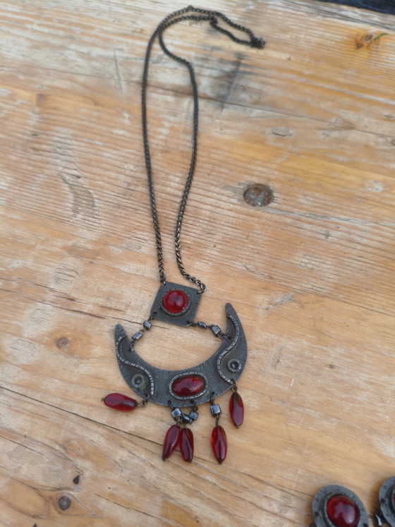 Conjunto de Joyas Collar + Pendientes – Objetos decorativos, Glass, Metal (photo 5 of 5)