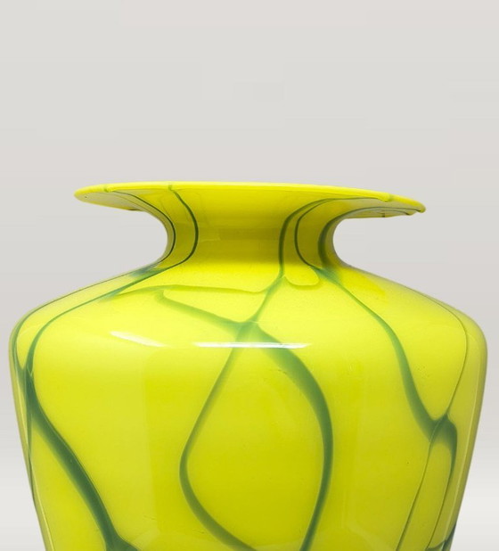 Image 1 of 1960s Large Mid-Century Murano Glass Statement Vase by Dogi