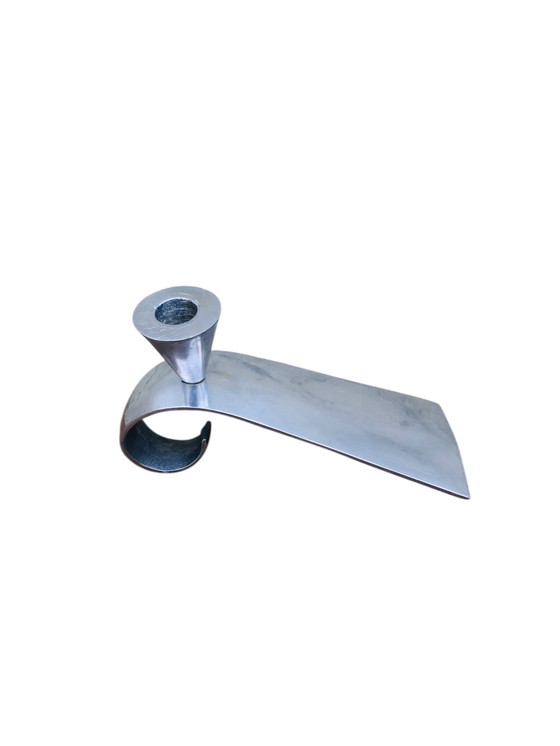 Image 1 of Porta komma kandelaar in alluminio vintage Matthew Hilton Londen 