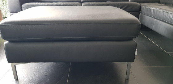 Schillig Hoekbank Met Hocker (Leer) – W. Schillig, Hoekbanken, Leather (photo 4 of 5)