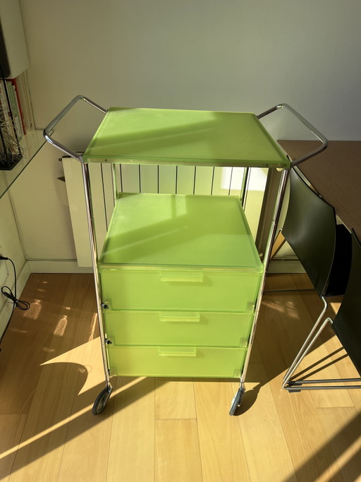 Kartell Mobil Carrello con 3 Cassetti