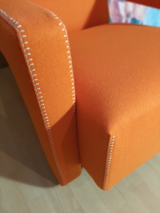 Image 1 of Cassina Utrecht 637 Nuovo mai usato in panno di lana Ruggine arancione (Serie 13L) Punto cavallo