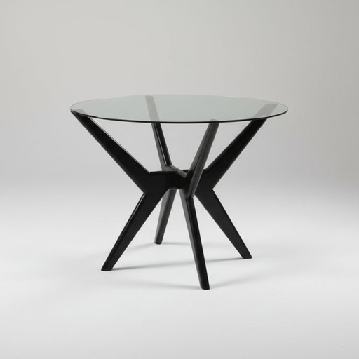 Mesa auxiliar estilo Sputnik Ico Parisi de mediados de siglo