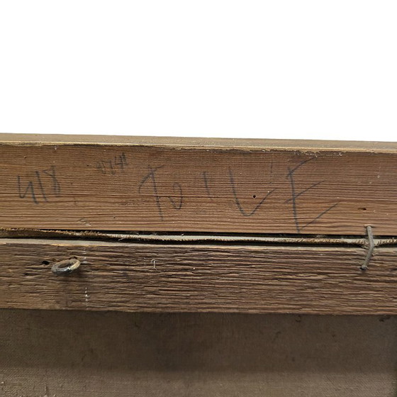 Image 1 of French Impressionist painting harbor view Etienne