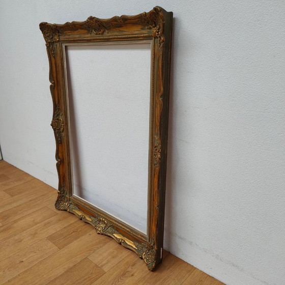 Grand Cadre Ancien Brocante Rococo Baroque pour Tableau – Wood, Vintage (photo 2 of 16)