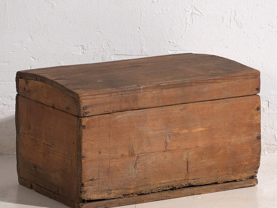 Kleine antieke kist (ca. 1900) #6 – Decoratieve objecten, Rustic (photo 2 of 14)