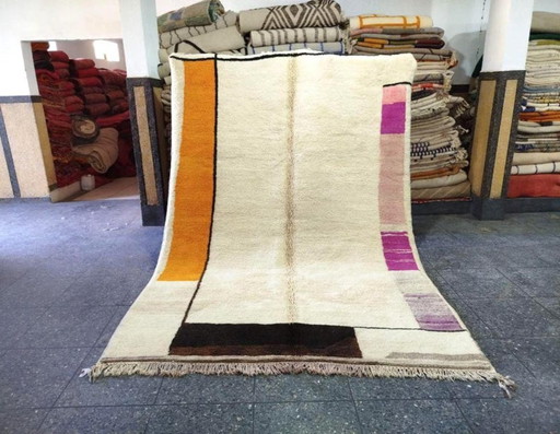 Tapis marocain traditionnel en laine 300cmx150cm