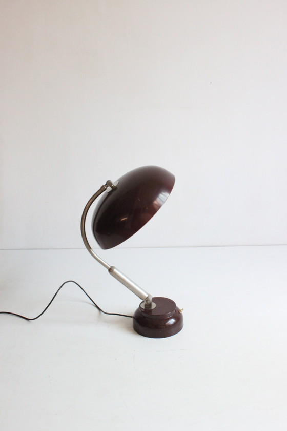 Image 1 of Hala Modell 17 Schreibtischlampe mit rundem Tl-Licht, 1959