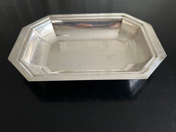 Image 1 of Art Deco silver-plated metal platter