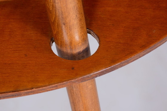 Table basse originale de style Mid-Century, noyer, hêtre, République tchèque, années 1950 – Tables basses (photo 4 of 9)