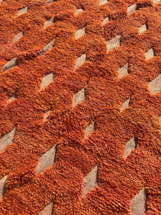 Image 1 of Marokkaans Mrirt wollen tapijt, authentiek Marokkaans tapijt, 3x3m