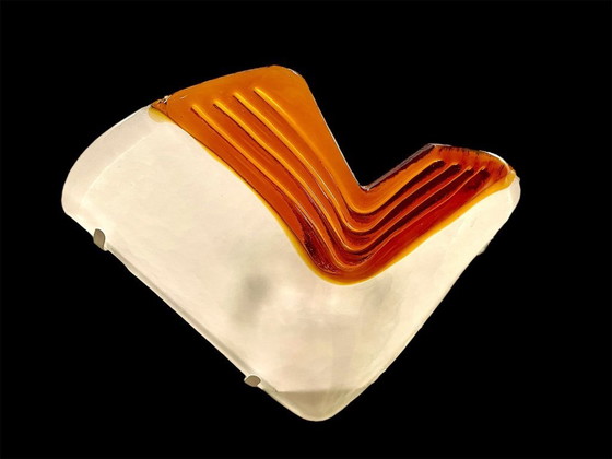 Image 1 of Par de apliques de pared La Murina Glass Murano, Italia 1980