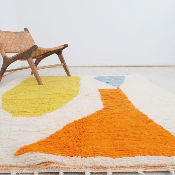 Image 1 of Tapis Beni Ourain Tissé Main Artisanale Traditionnelle 150/250 cm