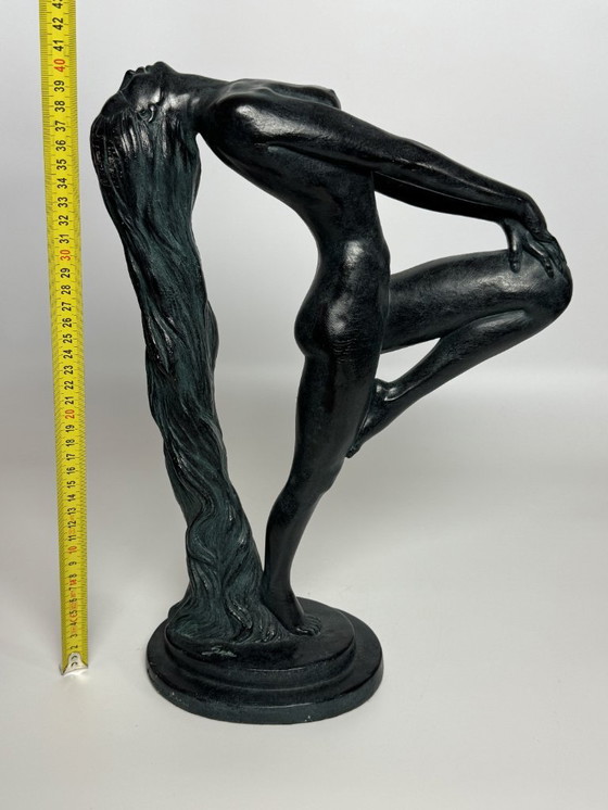 Image 1 of Sculpture 'Sultry Awakening' Designed by Klara Sever for Austin Productions, USA 1970s.