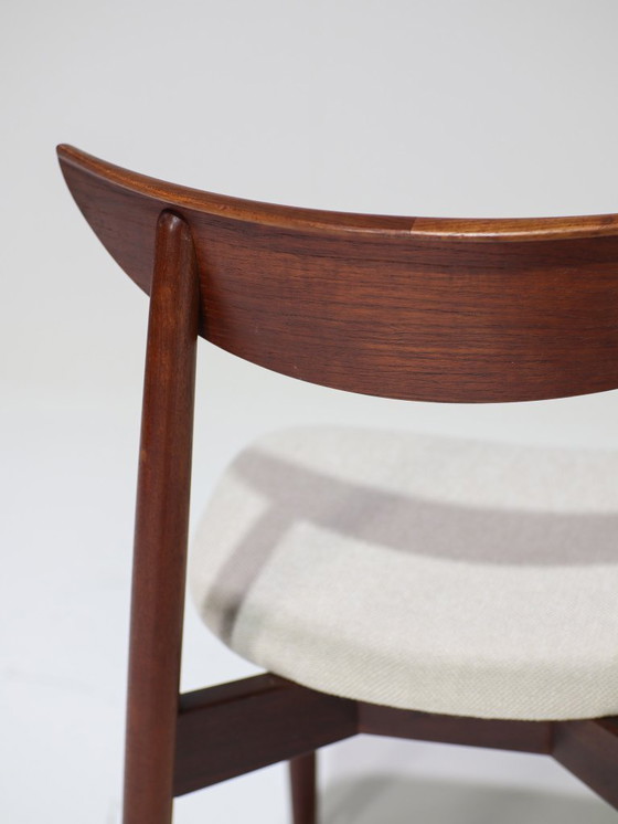 Image 1 of 6 sedie da pranzo Harry Østergaard in legno di teak, danesi, anni '60